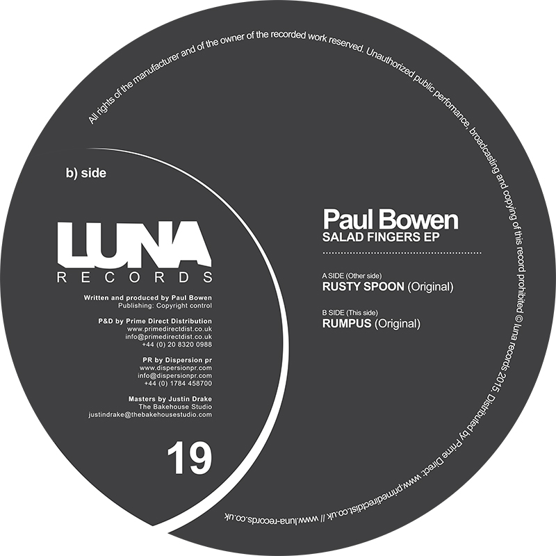 STREAM: Paul Bowen – Salad Fingers EP – Luna Records